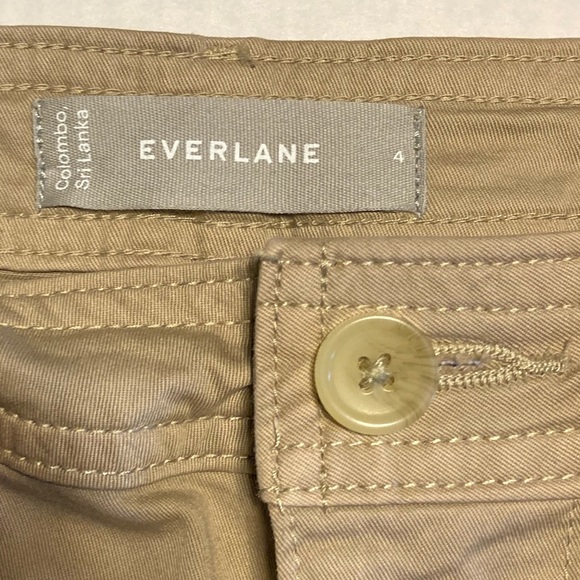 NWOT Everlane Khaki Skinny Pants Trousers Size 4 - Picture 8 of 13